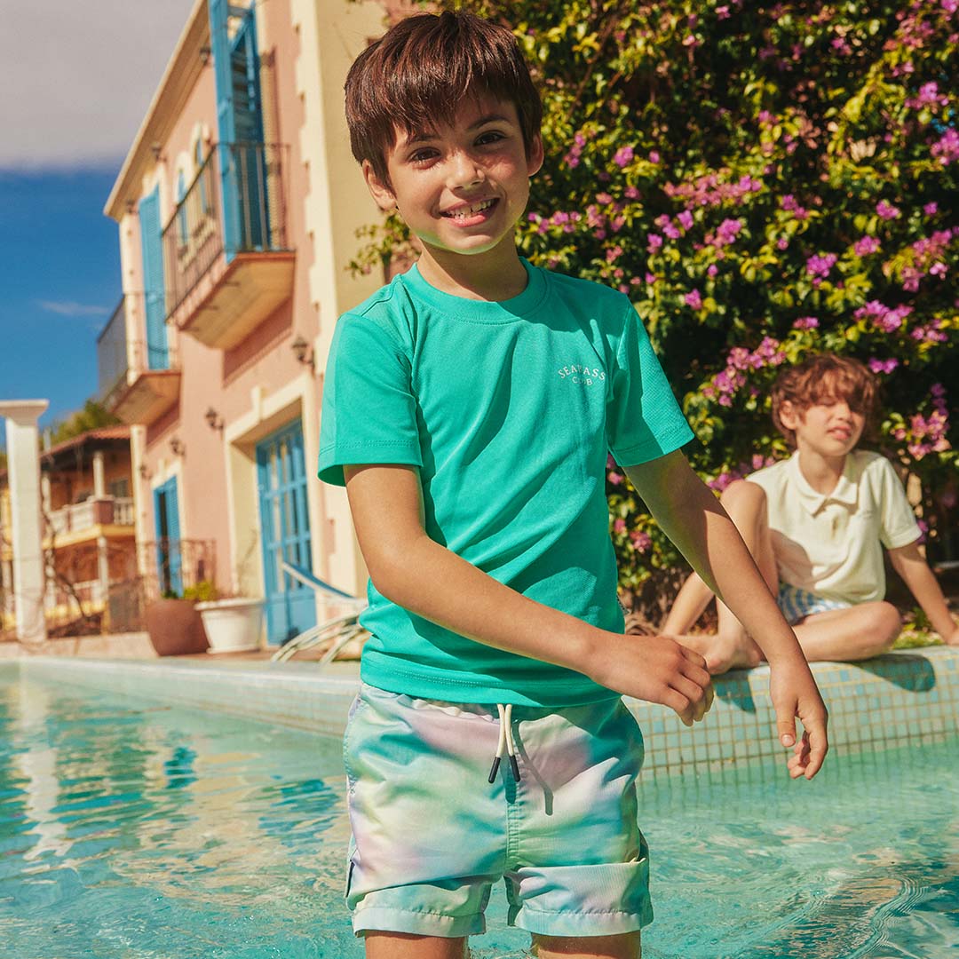 Boy UV Swim Short Ibiza - tie dye