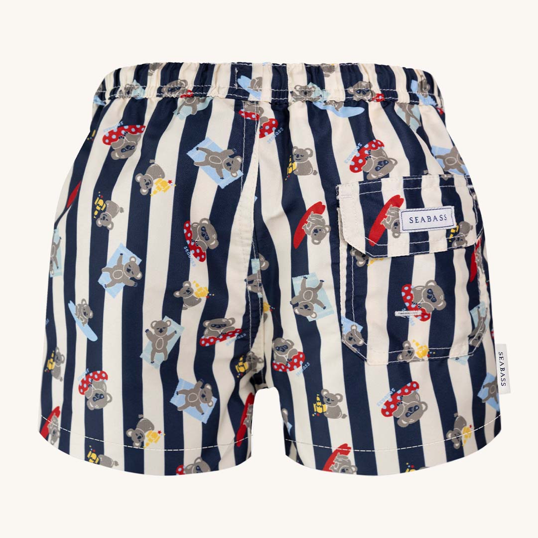 Baby Boy UV Swim Short Sydney - Koala Stripes