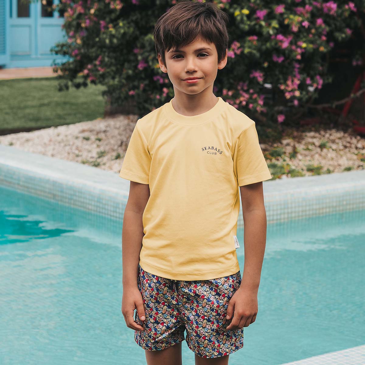 UV-Schwimmset - Badehose Valencia und T-shirt Lemon (UPF 50+)